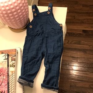 9-12 month baby Zara overalls